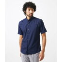 【セットアップ】バンドカラー半袖シャツ/ミッシェルクランオム(MICHEL KLEIN HOMME)