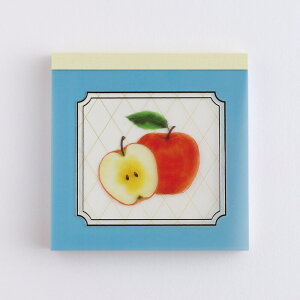 メモパッド・スクエア(apple)/カラフルーツ(color fruit)