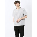 ノータベネ メッシュドビー Vネック半袖Tシャツ/m.f.エディトリアル(m.f.editorial)