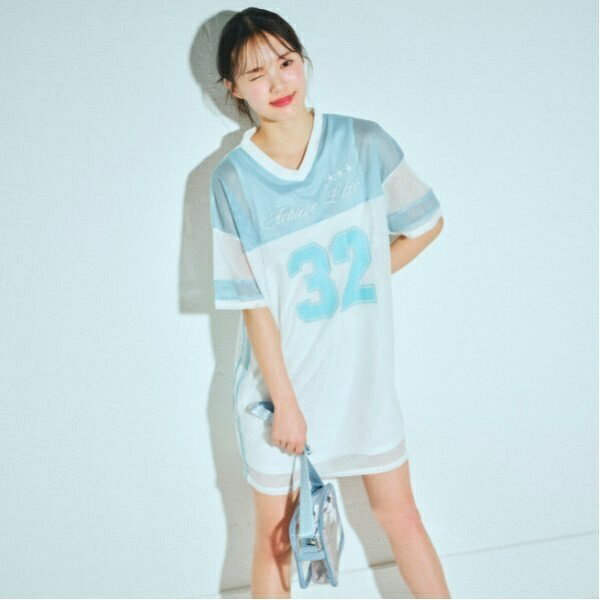 【LTXC】【接触冷感/ひんやり】インナーつきメッシュワンピ／ラブトキシック（Lovetoxic）のサムネイル