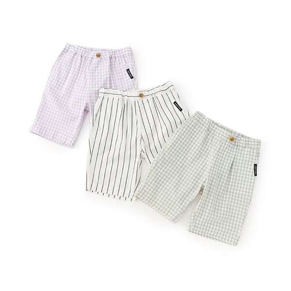 【リンク】チェックハーフパンツ／プティマイン（petit main）のサムネイル