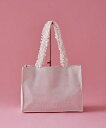 EC限定リボン柄ジャカードスクエアトートM/メゾン ド フルール(Maison de FLEUR)