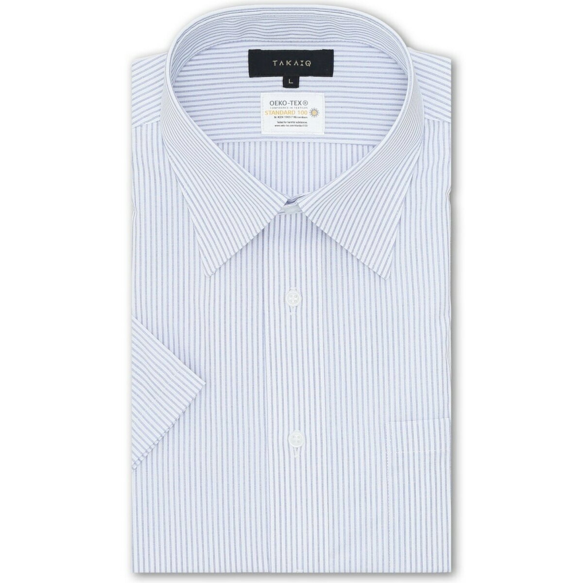 タカキュー 形態安定 吸水速乾 レギュラーカラー ビジネスドレス半袖シャツ／タカキュー（TAKA-Q）