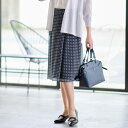 【夏SALE/マシンウォッシュ可/セットアップ可】フリュイドプリントスカート/リフレクト(Reflect)