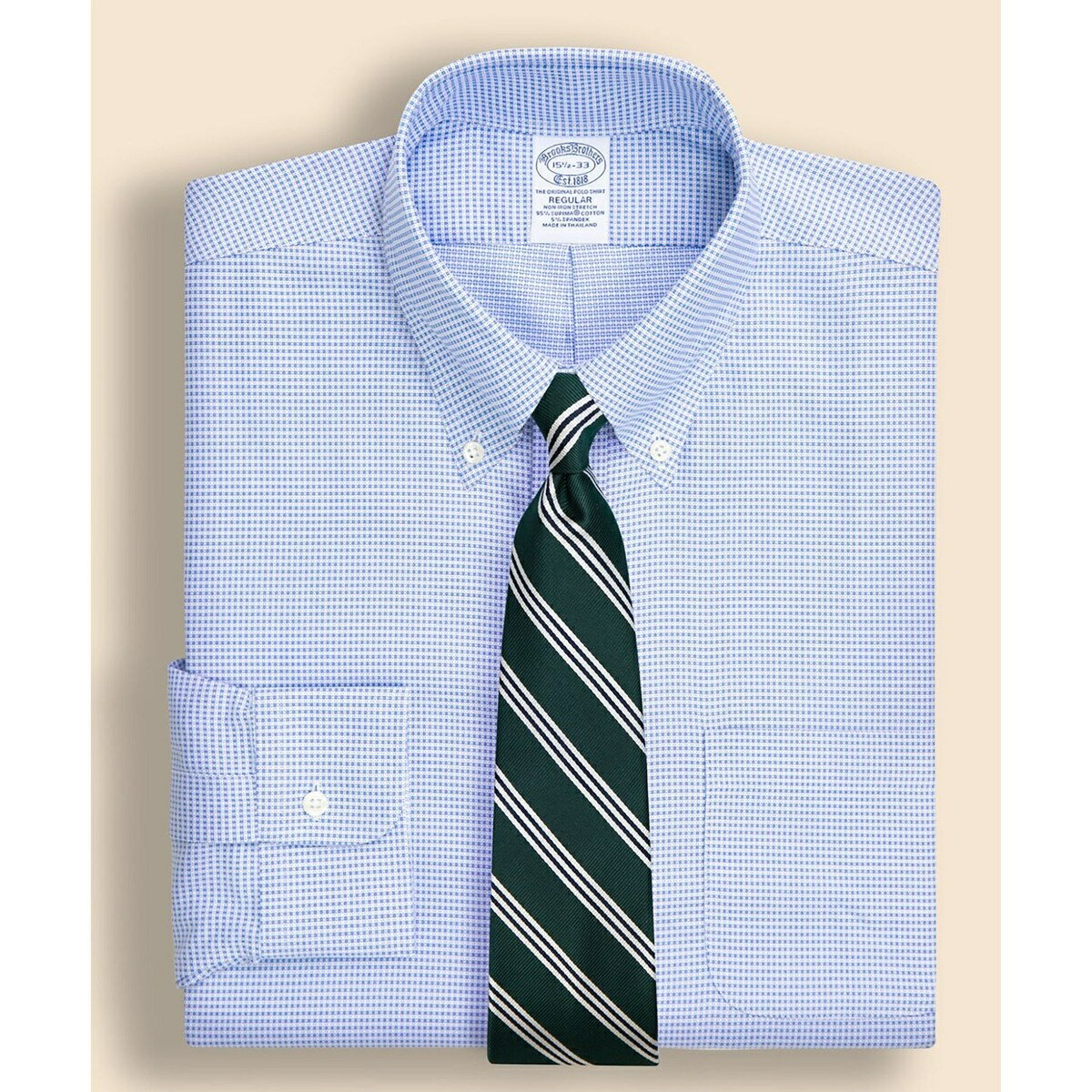 スーピマコットンストレッチ ドビー ドレスシャツ Regular Fit／ブルックスブラザーズ（Brooks Brothers）