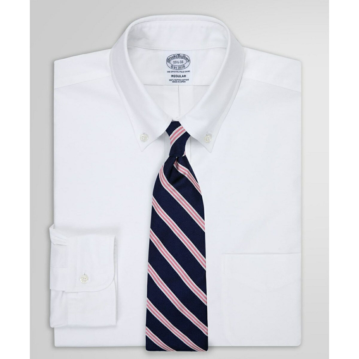 スーピマコットン　オックスフォード　ドレスシャツ　Regular Fit／ブルックスブラザーズ（Brooks Brothers）