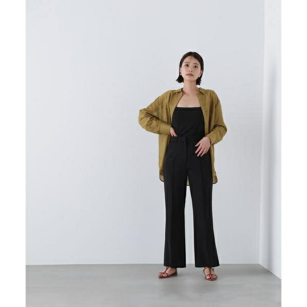 スリムフレアパンツ／ナチュラルビューティーベーシック（NATURAL BEAUTY BASIC）