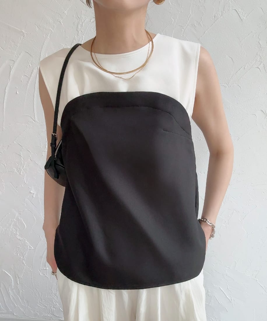 ビスチェドッキングカットソー／ジュノア（JUNOAH）のサムネイル