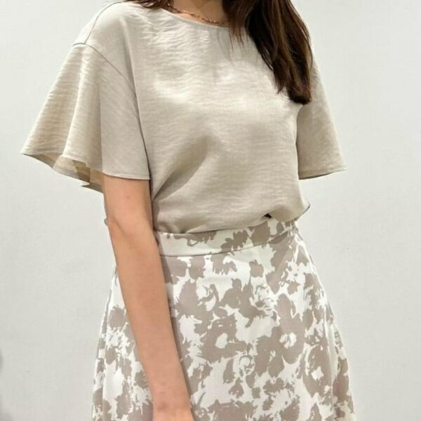 【洗える】フレアー袖ブラウス／クード シャンス（COUP DE CHANCE）