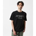 《WEB&DEPOT限定》STENCIL OFFICIAL LOGO T-SHIRT/アヴィレックス(AVIREX)
