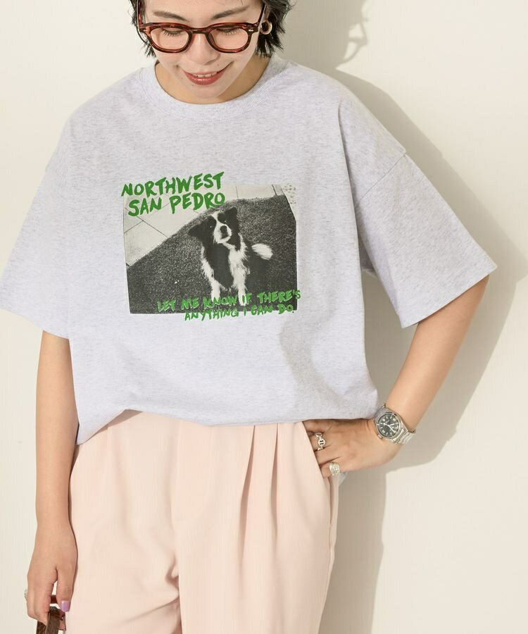 DogフォトプリントTシャツ／アメリカンホリック（AMERICAN HOLIC）のサムネイル