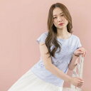 【吸水速乾/手洗い可/洗濯後しわになりにくい】カットミラノフロントレーストップス/イッツデモ(ITS'DEMO)