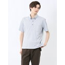【吸水速乾 ストレッチ 形態安定】m.f.エディトリアル Biz ボタンダウン半袖 ビズポロ/m.f.エディトリアル(m.f.editorial)