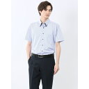 【吸水速乾 ストレッチ 形態安定】m.f.エディトリアル Biz ボタンダウン半袖 ビズシャツ/m.f.エディトリアル(m.f.editorial)