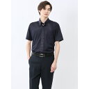 【吸水速乾 ストレッチ 形態安定】m.f.エディトリアル Biz ボタンダウン半袖 ビズシャツ/m.f.エディトリアル(m.f.editorial)