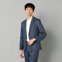 【セットアップ対応】エアードットジャージープリント パッチポケットジャケット/コムサ・メン(COMME CA MEN)