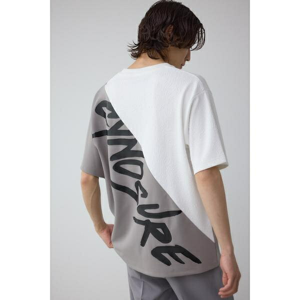 異素材スウィッチングラフィックTEE／アズールバイマウジー（AZUL BY MOUSSY）