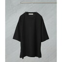 ジャガードニットソーTシャツ 半袖(セットアップ可)/ナノユニバース(NANO universe)