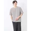 m.f.エディトリアル ジグザグジャガード クルーネック半袖Tシャツ/m.f.エディトリアル(m.f.editorial)