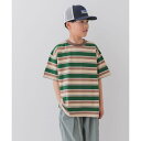 『WEB/一部店舗限定サイズ』マルチボーダールーズTシャツ(KIDS)/アーバンリサーチ ドアーズ(URBAN RESEARCH DOORS)