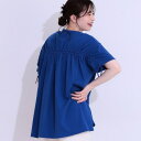 ヒップが隠せる バックシャーリング チュニックTシャツ/キューティーブロンド(Cutie Blonde)