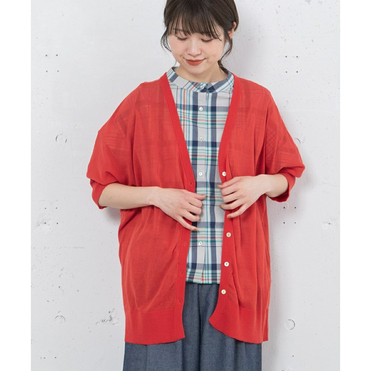 ドルマンカーディガン／プードゥドゥ（POU DOU DOU）