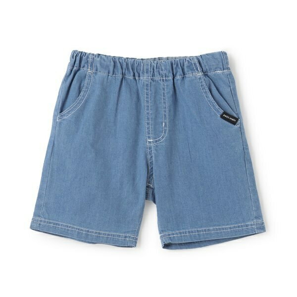 ストレッチデニムハーフパンツ／プティマイン（petit main）