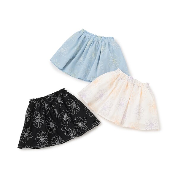 【リンク】花刺しゅうスカート／プティマイン（petit main）のサムネイル