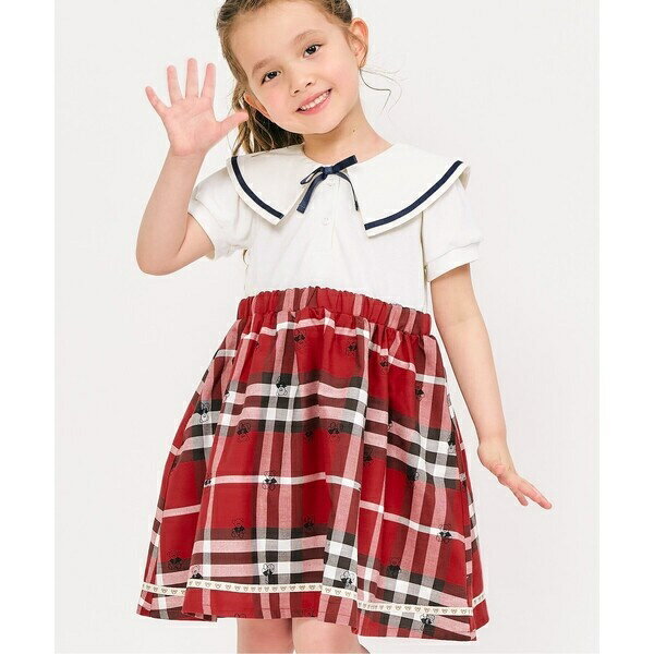 tiny bearセーラー衿ドッキングワンピース／アプレ レ クール（apres les cours）のサムネイル