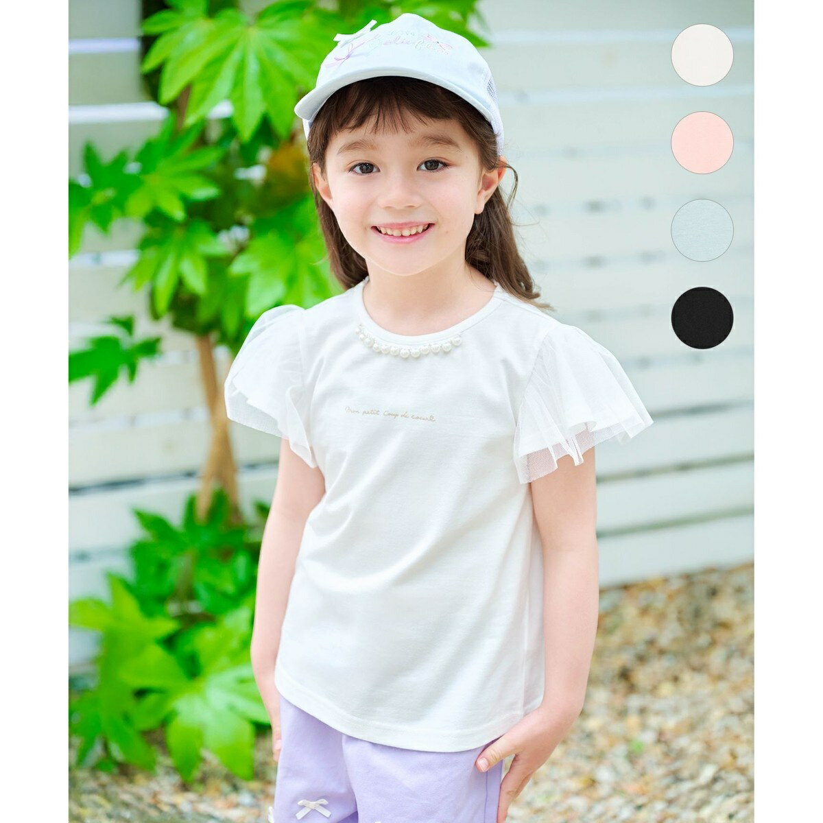 ひんやりクール パールTシャツ／エニィ（any FAM）