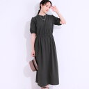 【洗えるS-LLひんやりUV】女性らしさ漂う サッカーワンピース/シューラルー(SHOOLARUE)