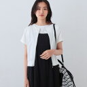 【洗える】ブルゾン風ジップニットベスト/インディヴィ(INDIVI)