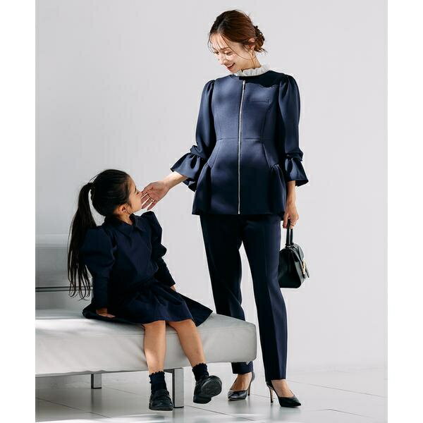 《M Maglie le cassetto×吉田理紗》美脚ストレートパンツ／マーリエ ル カセット（Maglie le cassetto）