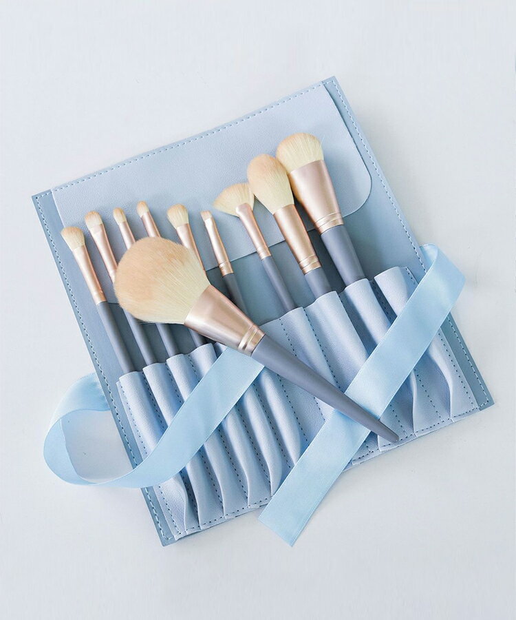 【10本セット+ポーチ付き】メイクブラシ 化粧ブラシ/SEU(SEU)