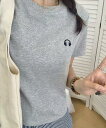 ヘッドホン刺繍入りベーシックTシャツ/アイモハ(aimoha)