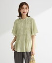 SET2点マジョリカシャーリングブラウス+タンク/グリーンパークス(Green Parks)