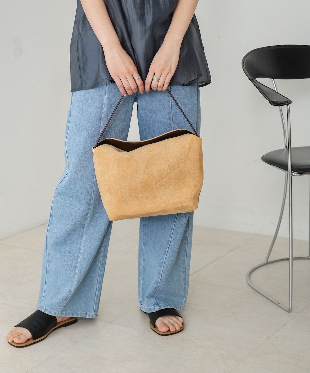 スエード調ハンドルバッグ／バブ（Bab）