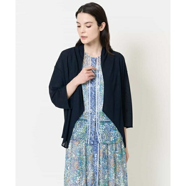 [接触冷感・吸汗速乾/アンサンブル対応]カットソー羽織／クリスチャンオジャール（christianaujard）