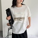 シルケットBEACH PHOTO Tシャツ/フレディ&グロスター(FREDY&GLOSTER)