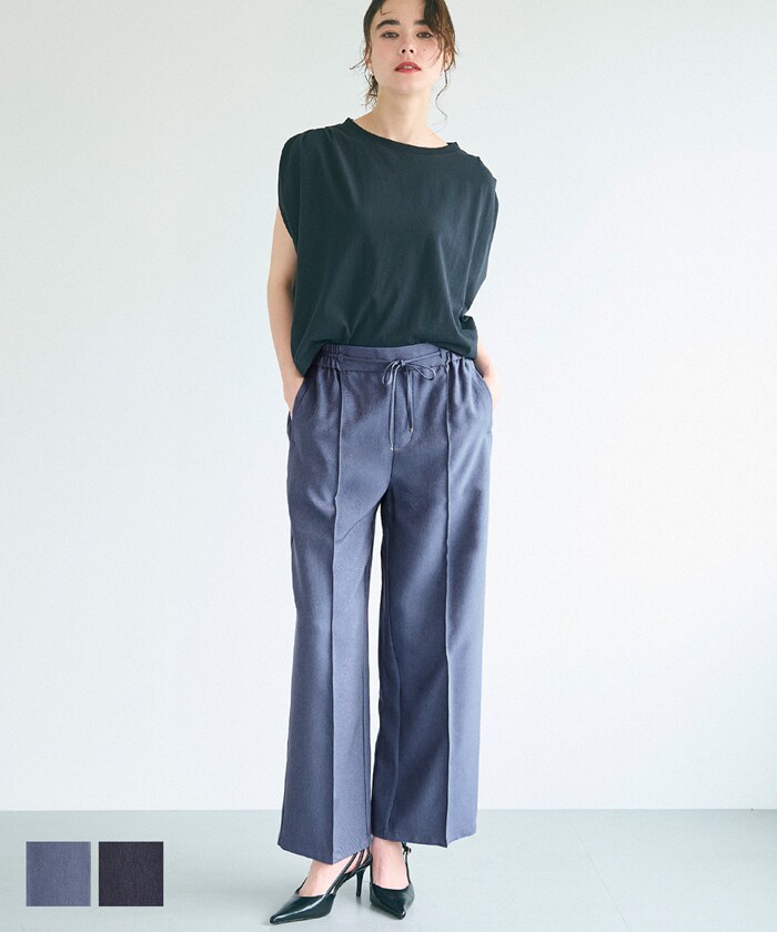 デニムライクスラックス 全2色／コカ（coca）のサムネイル