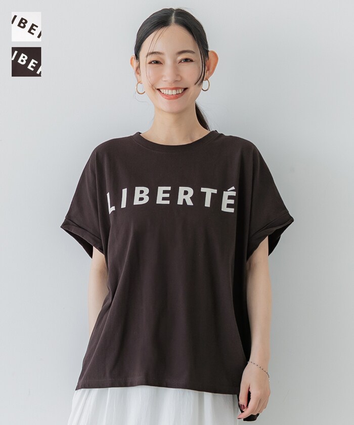 【WEB限定セール】ロールアップスリーブロゴTシャツ　全2色／コカ（coca）のサムネイル