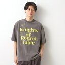 スウェード半袖ロゴTシャツ 洗濯機OK/ザ ショップ ティーケー(THE SHOP TK)