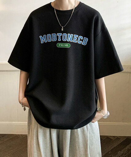 MOBTONECB ワッフル オーバーサイズT/ニュージェントルマン(NEW GENTLEMAN)