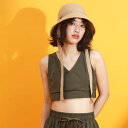 【mizugiwaラッシュガード】パット入りリボンビスチェセットアップ可接触冷感UVケア洗える/ザ ショップ ティーケー(THE SHOP TK)