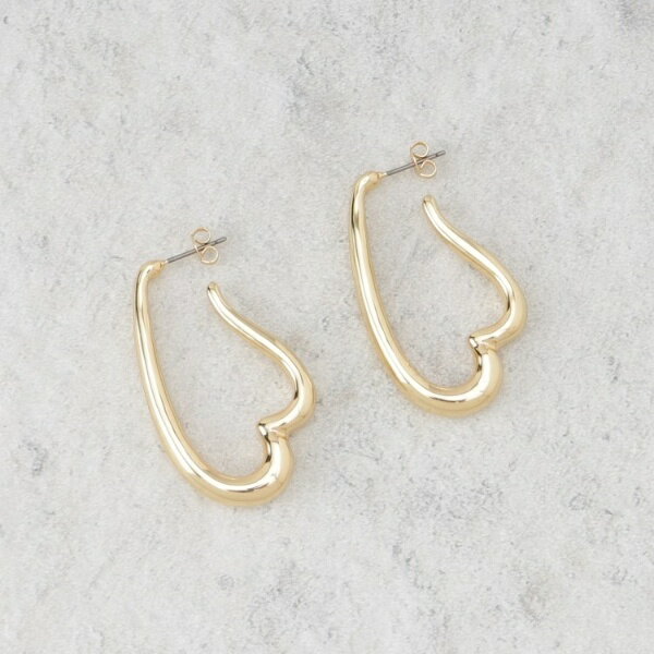 変型ハートピアス／オペークドットクリップ（OPAQUE.CLIP）