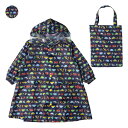 車ロゴ総柄レインコート/ムージョンジョン(moujonjon)