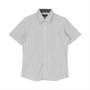 レギュラー 半袖 形態安定 ニットシャツ ストレッチ レディースシャツ/ブリックハウス(BRICKHOUSE)