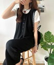ふんわり上品、だけどラフ。膨れジャガードが映える、大人のサロペット。ヘンリージャガードサロペット/クラシカルエルフ(Classical Elf)