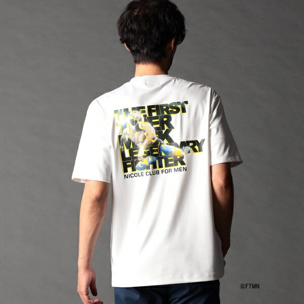 <初代タイガーマスク><武藤敬司>プロレスコラボTシャツ/ニコルクラブフォーメン(NICOLE CLUB FOR MEN)