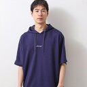ポンチ半袖パーカー 【洗濯機OK】/ザ ショップ ティーケー(THE SHOP TK)